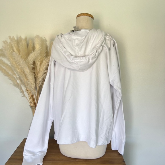 NWT White ALL SAINTS hoodie - Picture 5 of 6
